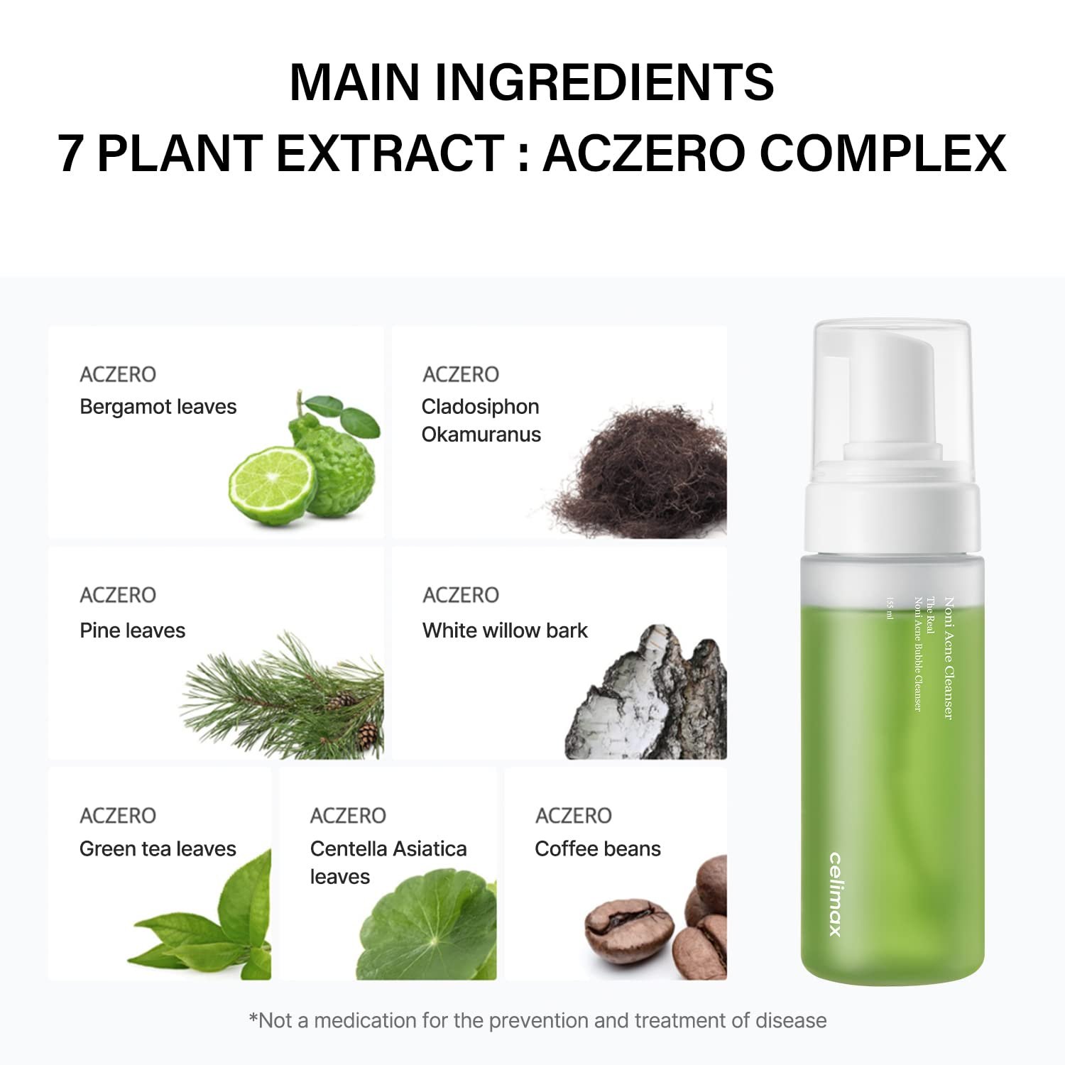 celimax Noni Bubble Cleanser | Mild Formula Face Wash for Sensitive to Oily Dry Combination Skin Calming, Soothing, Exfoliating, 155ml