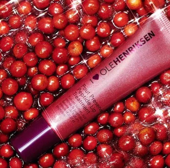 OLEHENRIKSEN Pout Preserve Hydrating Peptide Lip Treatment, Lingonberry Jam Glimmer